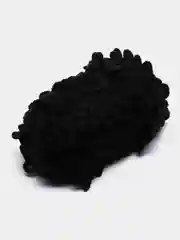 Черный пряжа Puffy Fine Alize 14 м, 100 гр