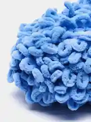Белый пряжа Puffy Fine Alize 14 м, 100 гр
