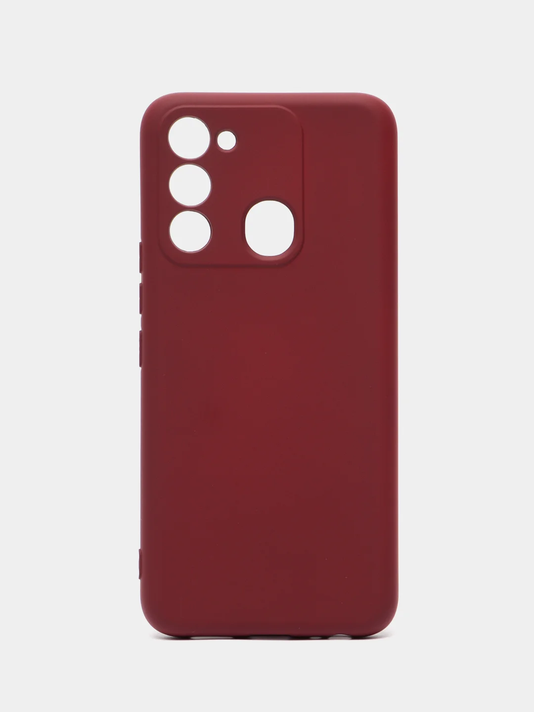 Тёмно-бордовый чехол для Tecno Spark Go 2022 / Spark 8C (Техно Спарк Го 2022 / Спарк 8С), Silicone Case