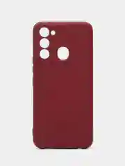 Тёмно-бордовый чехол для Tecno Spark Go 2022 / Spark 8C (Техно Спарк Го 2022 / Спарк 8С), Silicone Case