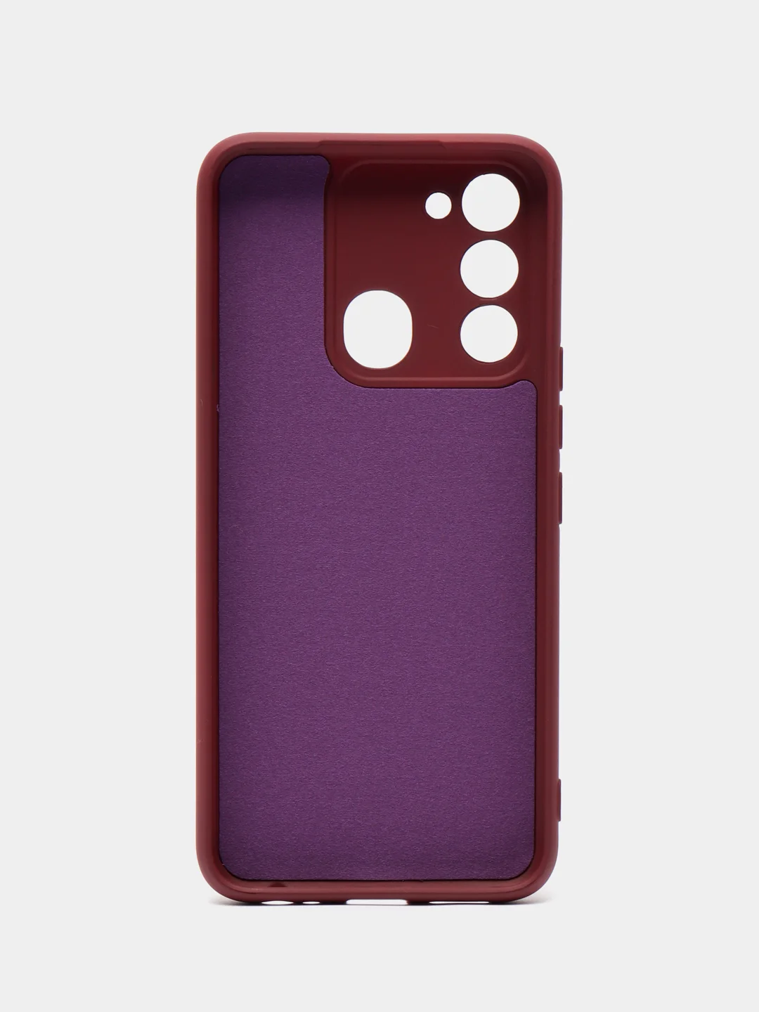 Тёмно-бордовый чехол для Tecno Spark Go 2022 / Spark 8C (Техно Спарк Го 2022 / Спарк 8С), Silicone Case