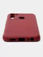Тёмно-бордовый чехол для Tecno Spark Go 2022 / Spark 8C (Техно Спарк Го 2022 / Спарк 8С), Silicone Case