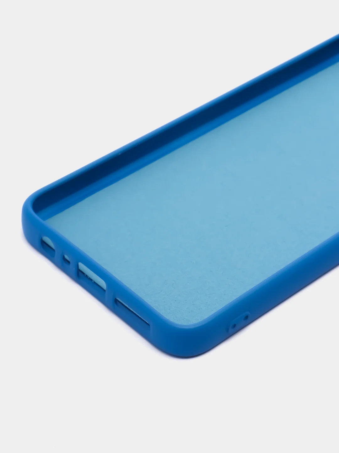 Синий чехол Infinix NOTE 12 2023 NOTE 12 PRO 4G (Инфиникс Нот 12 2023 Про), с мягкой подкладкой