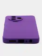 Фиолетовый чехол Infinix NOTE 12 2023 NOTE 12 PRO 4G (Инфиникс Нот 12 2023 Про), с мягкой подкладкой