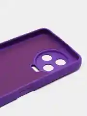 Фиолетовый чехол Infinix NOTE 12 2023 NOTE 12 PRO 4G (Инфиникс Нот 12 2023 Про), с мягкой подкладкой