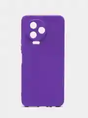 Фиолетовый чехол Infinix NOTE 12 2023 NOTE 12 PRO 4G (Инфиникс Нот 12 2023 Про), с мягкой подкладкой