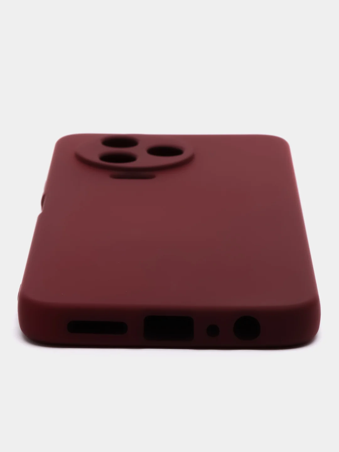 Тёмно-бордовый чехол Infinix NOTE 12 2023 NOTE 12 PRO 4G (Инфиникс Нот 12 2023 Про), с мягкой подкладкой