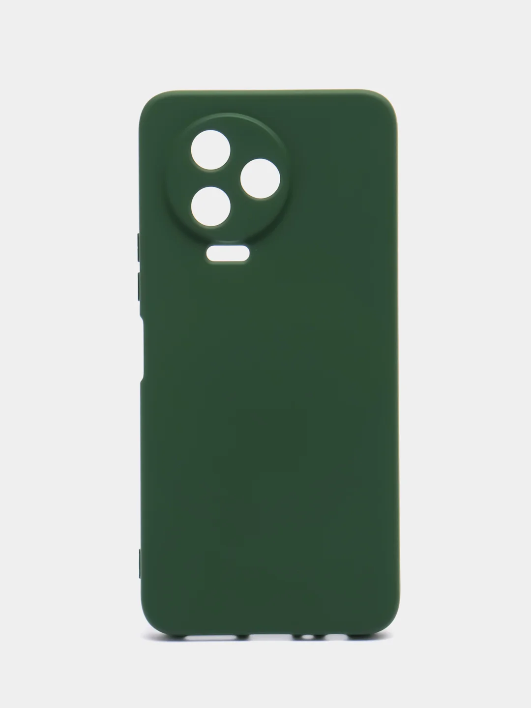 Зеленый чехол Infinix NOTE 12 2023 NOTE 12 PRO 4G (Инфиникс Нот 12 2023 Про), с мягкой подкладкой