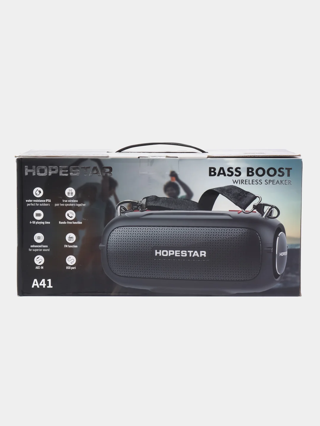Хром портативная беспроводная колонка Hopestar A41 Party