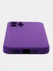 Фиолетовый silicone Case чехол для iPhone (Айфон) 15, 14, 13, 12, 11, Pro, Max, Mini, Plus, XR, X, XS