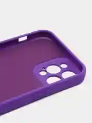 Фиолетовый silicone Case чехол для iPhone (Айфон) 15, 14, 13, 12, 11, Pro, Max, Mini, Plus, XR, X, XS