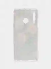 Кораллово-розовый чехол на Huawei P30 Lite/Honor 20S/20 Lite 2020 / Хонор 20 Lite прозрачный, с рисунком