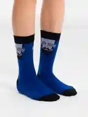 Носки мужские и женские, высокие, унисекс, с изображением человека