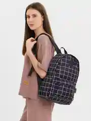 Рюкзак школьный, для девочки-подростка, Brauberg Positive, карман-антивор, Checkered