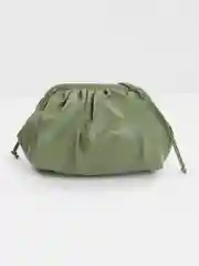 Зелёный хаки сумка женская через плечо из экокожи, ридикюль