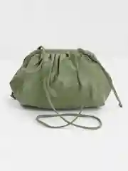 Зелёный хаки сумка женская через плечо из экокожи, ридикюль