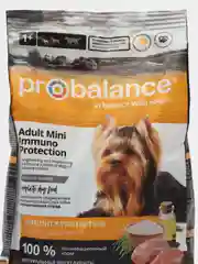 Корм сухой ProBalance для взрослых собак миниатюрных пород, 500 г
