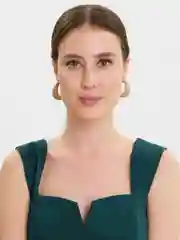 Бежевый серьги новогодние кольца, пуссеты, вечерние сережки