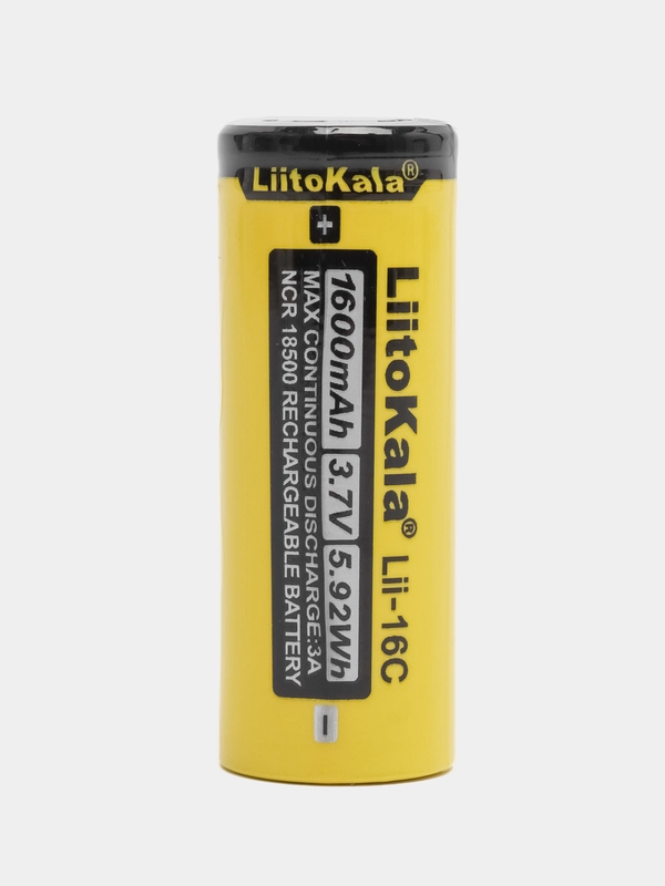 Аккумулятор литий-ионный 18500 LiitoKala Lii-16C 1600mah