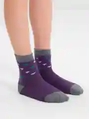 Фиолетовый носки детские, махровые