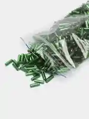Желтый бисер стеклярус