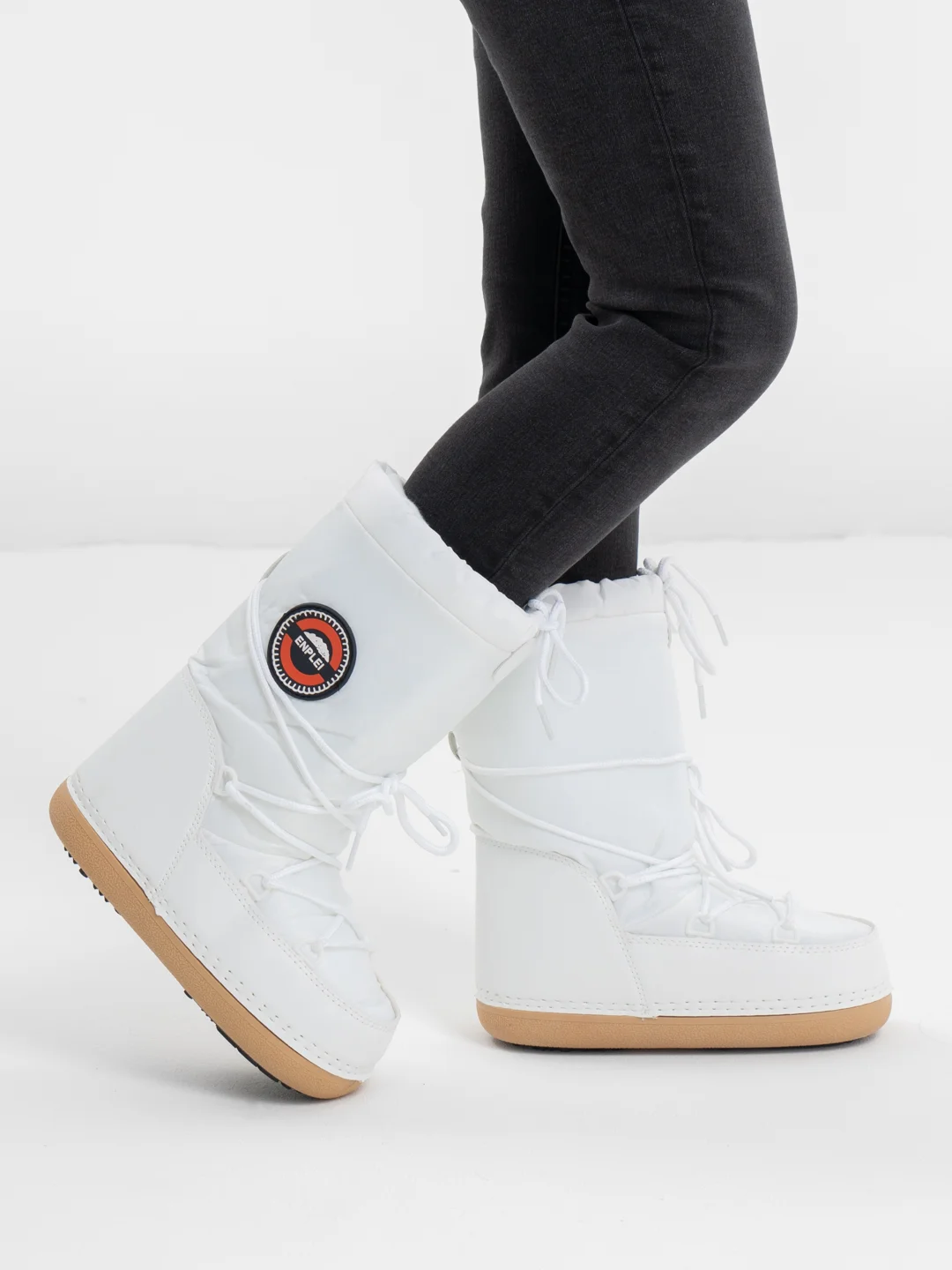Белый сапоги SNOWBOOTS NG-0011
