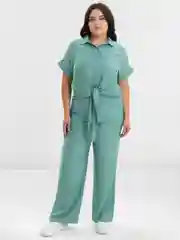 Мятный костюм двойка женский, большие размеры