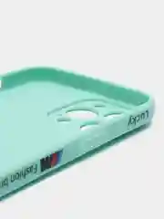 Бирюзовый чехол на iPhone 11, 11 Pro Max, 12, 12 Pro Max, 13 Pro Max, глянцевый