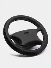 Индиго чехол - оплетка на руль автомобиля из экокожи