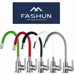 Fashun A54101 смеситель для кухни с гибким изливом, нержавеющая сталь