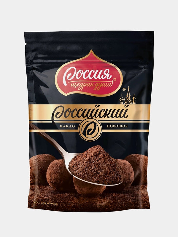 Какао порошок "Российский", дой-пак, 100 г