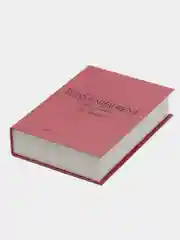 Фуксия книга интерьерная, муляж книги, декор для дома