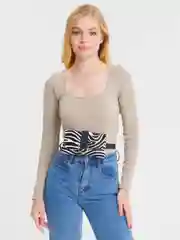 Белый сумка женская, поясная
