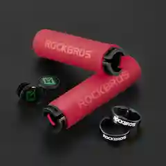 Коралловый rockbros велосипедные ручки, мягкие силиконовые губчатые накладки на ручки