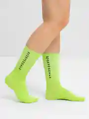 Носки удлиненные с принтом "Неделя" унисекс