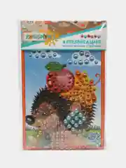 Аппликация жемчужными стразами, 33*22 см