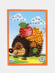 Аппликация жемчужными стразами, 33*22 см
