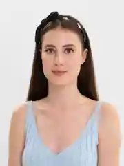 Черный ободок женский