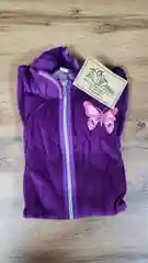 Фиолетовый халат детский велюровый, Lilians