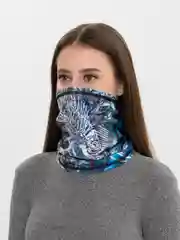 Лимонный бафф бандана утепленная для занятий спортом