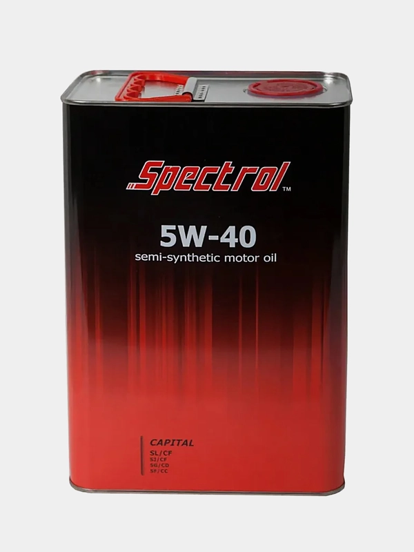 Моторное масло Spectrol Капитал 5W40 SL/CF, Полусинтетическое