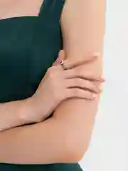 Серый меланж кольцо унисекс регулируемые/ открытые кольца