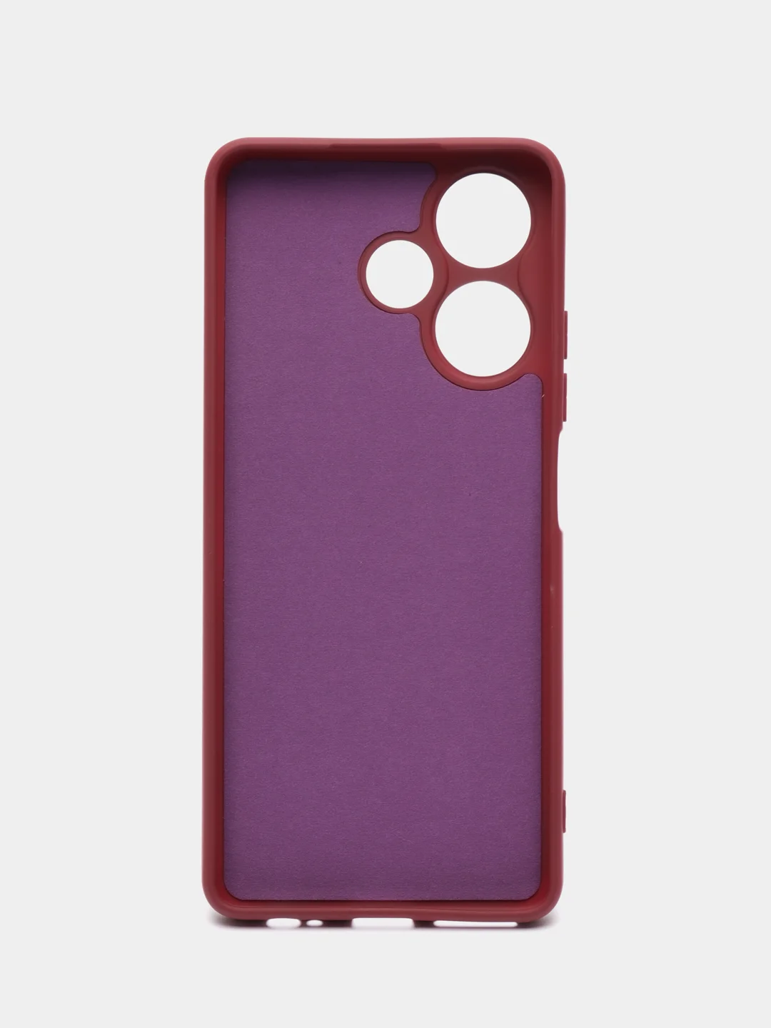 Тёмно-бордовый чехол для Infinix HOT 30 (Инфиникс Хот 30), Silicone Case