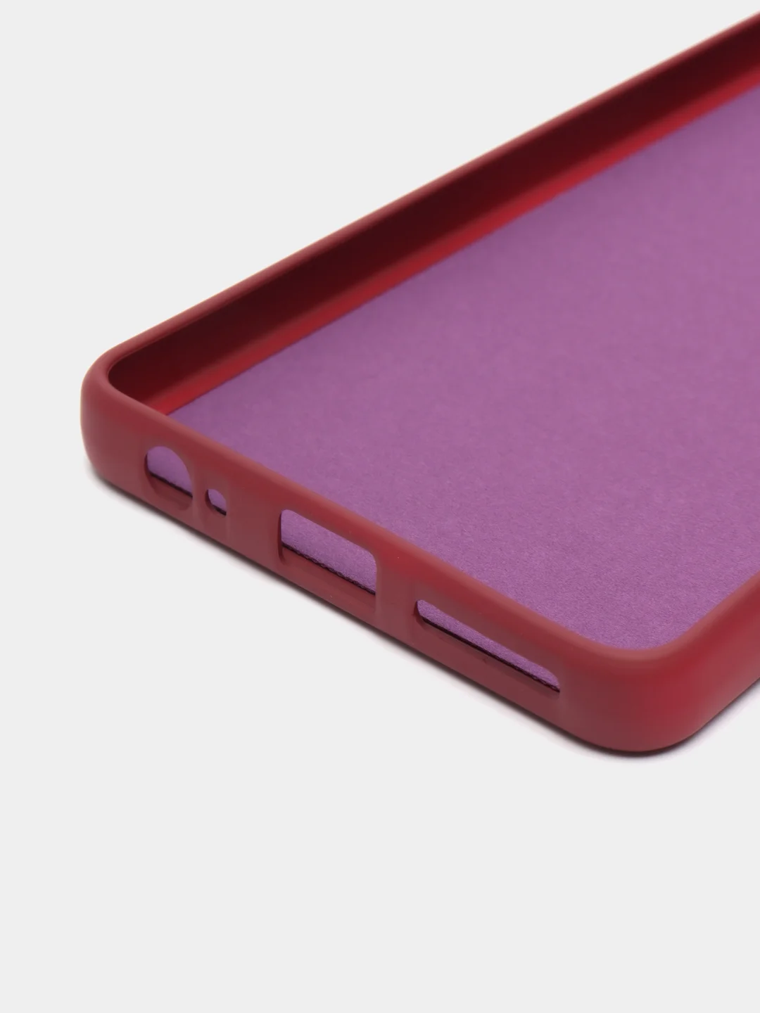 Тёмно-бордовый чехол для Infinix HOT 30 (Инфиникс Хот 30), Silicone Case