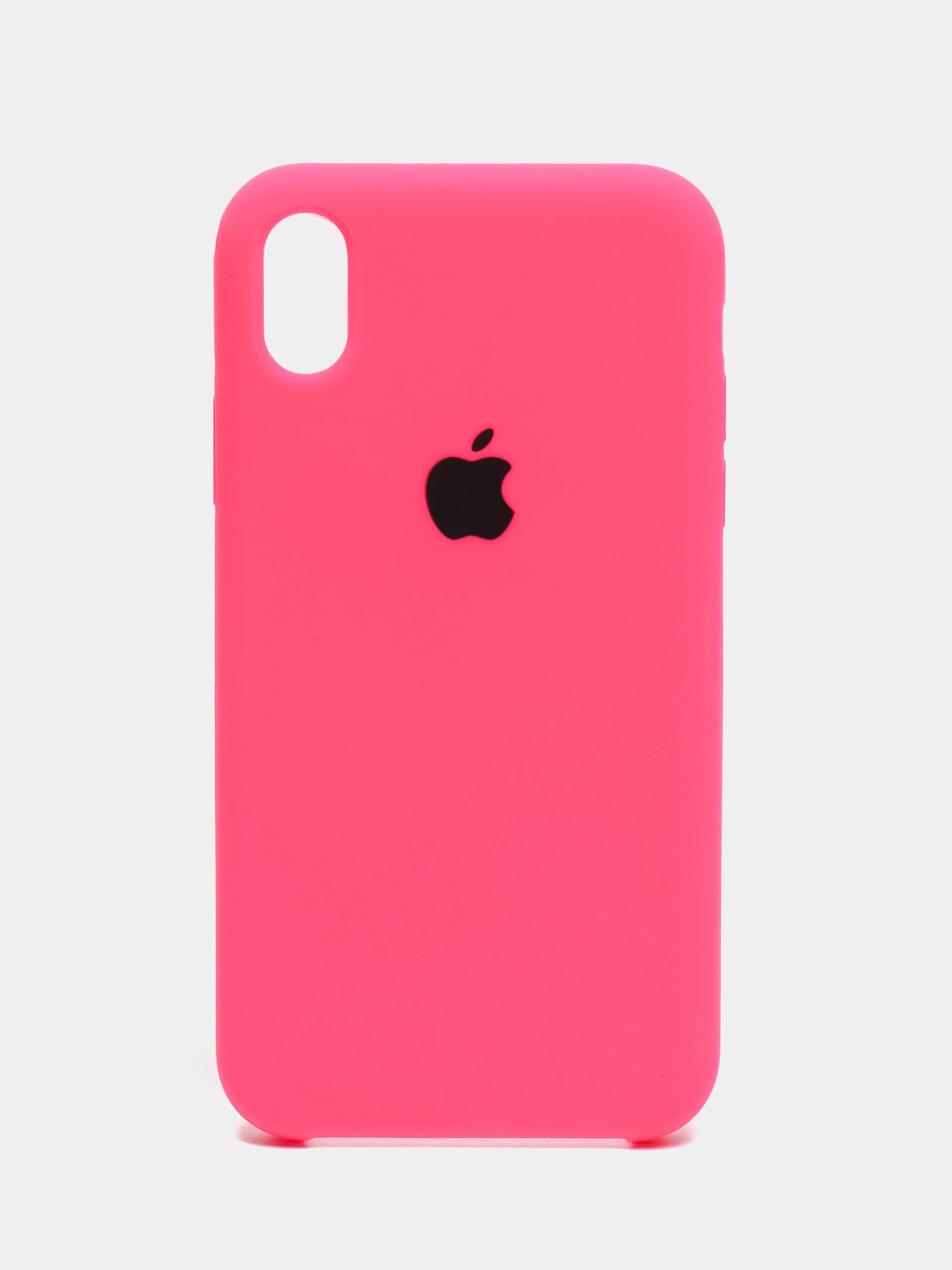 Тёмно-бордовый чехол Silicone Case для iPhone XR