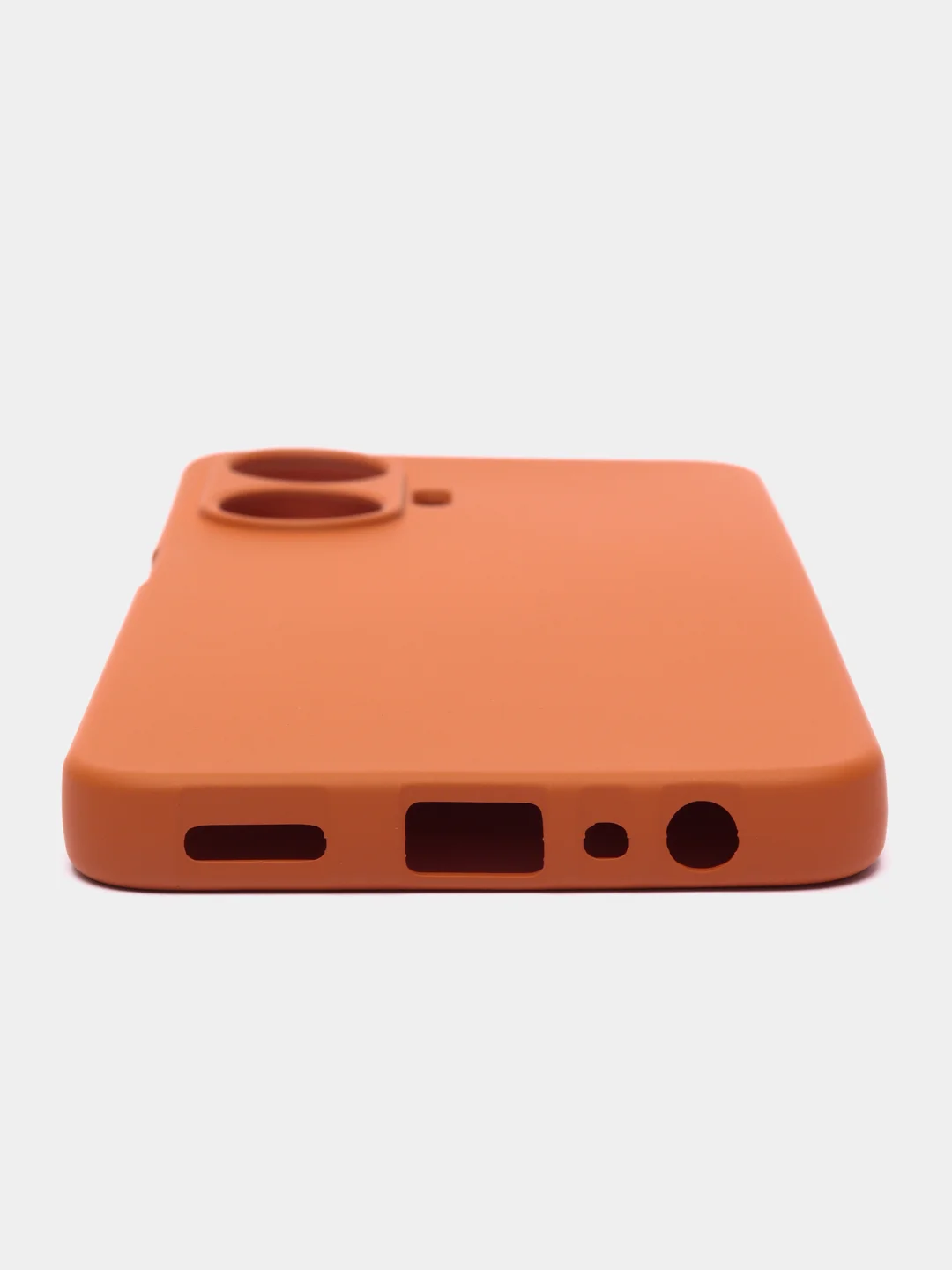 Коричневый чехол для Realme C55 (Реалми С55), Silicone Case