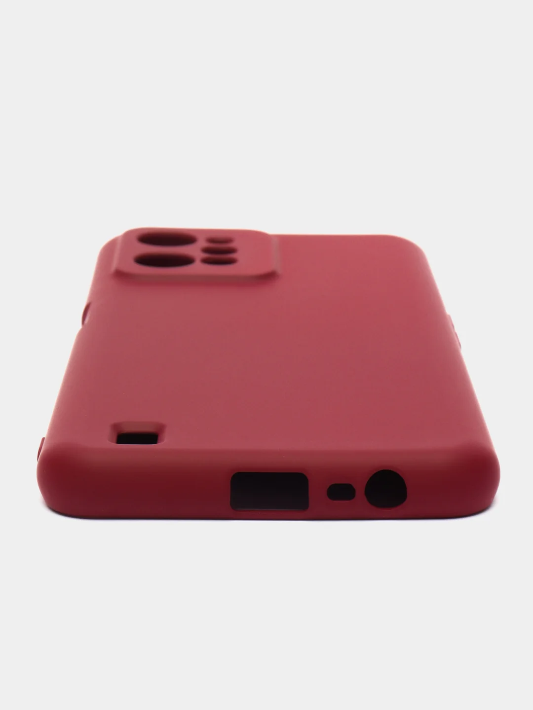 Тёмно-бордовый чехол для Realme C31 (Реалми С31), Silicone Case