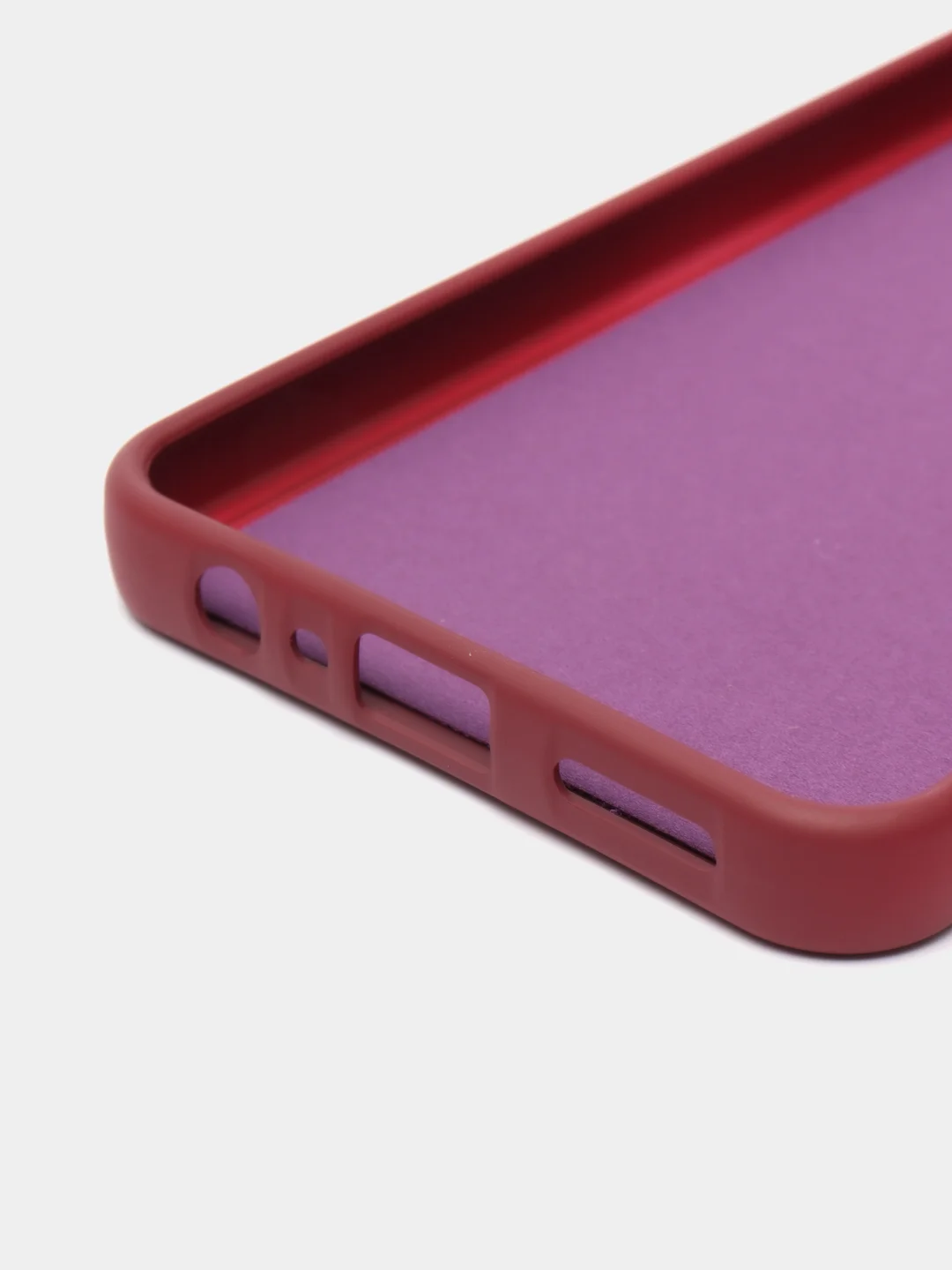 Тёмно-бордовый чехол для Realme C33 (Реалми С33), Silicone Case