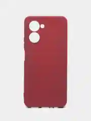 Тёмно-бордовый чехол для Realme C33 (Реалми С33), Silicone Case