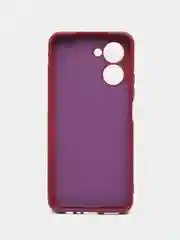Тёмно-бордовый чехол для Realme C33 (Реалми С33), Silicone Case